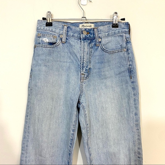 Madewell The Perfect Summer Jean Fitzgerald Wash 24 Mom Boyfriend High Waisted - Picture 5 of 7